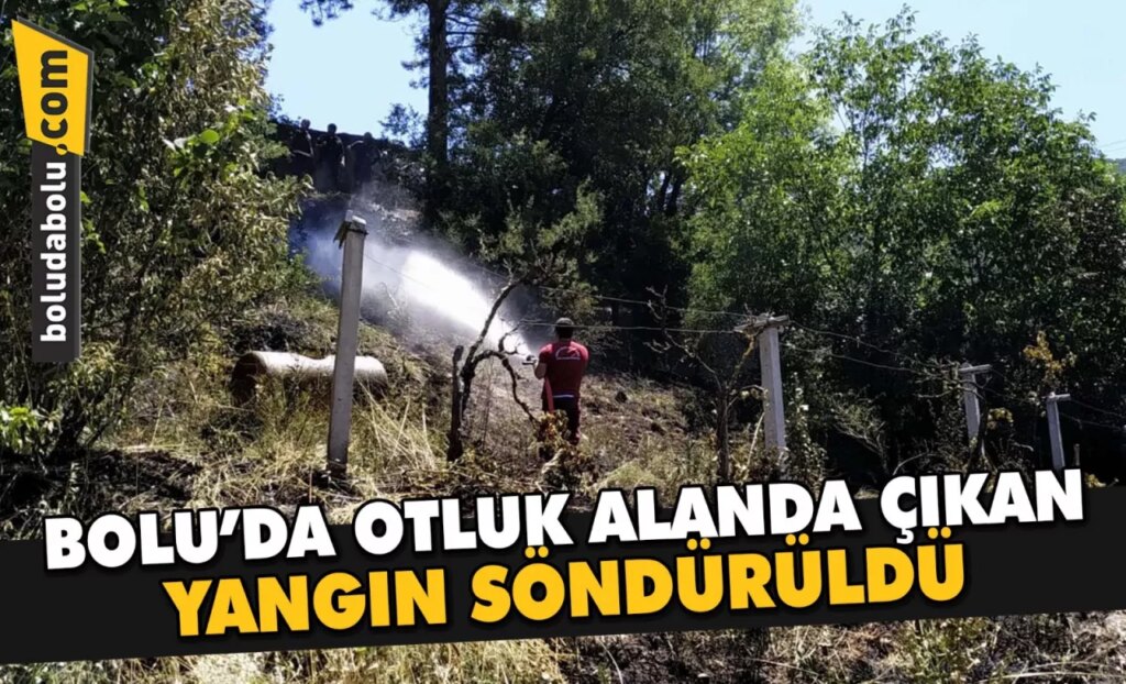 Bolu’da otluk alanda çıkan yangın söndürüldü Bolu’da otluk alanda çıkan yangın söndürüldü