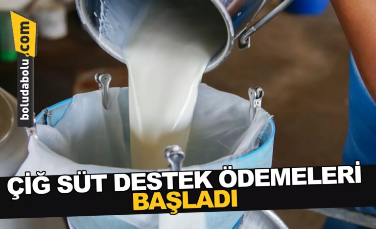 ÇİĞ SÜT DESTEK ÖDEMELERİ BAŞLADI