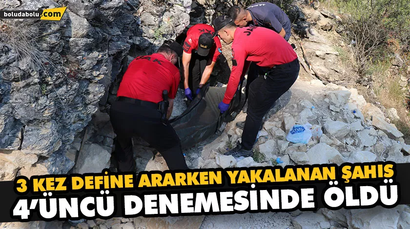 Define için kazılan tünelde kimyasal maddeden etkilenen kişi öldü Define için kazılan tünelde kimyasal maddeden etkilenen kişi öldü