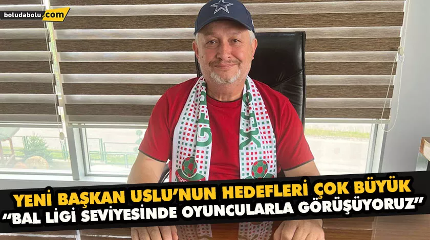 “BAL LİGİ SEVİYESİNDE OYUNCULARLA GÖRÜŞÜYORUZ” “BAL LİGİ SEVİYESİNDE OYUNCULARLA GÖRÜŞÜYORUZ”