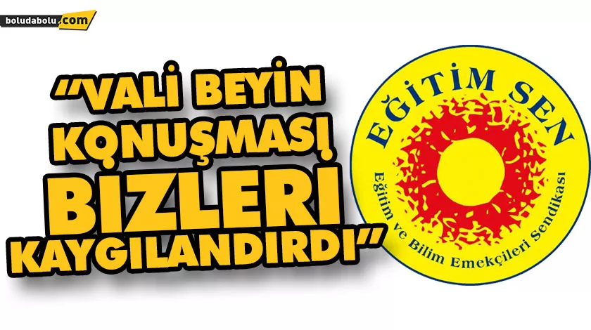 EĞİTİM SEN BOLU, VALİ KILIÇ’IN ÖDÜL-CEZA SİSTEMİNE TEPKİ GÖSTERDİ EĞİTİM SEN BOLU, VALİ KILIÇ’IN ÖDÜL-CEZA SİSTEMİNE TEPKİ GÖSTERDİ