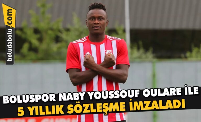 Boluspor, Naby Youssouf Oulare ile 5 yıllık sözleşme imzaladı