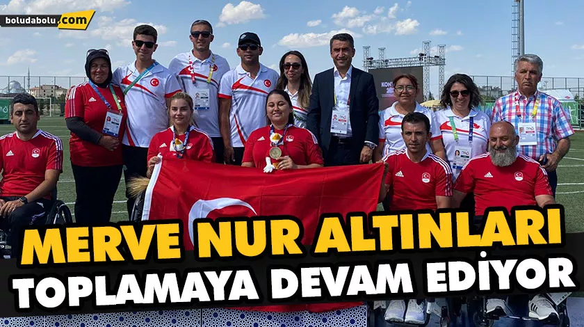 MERVE NUR ALTINLARI TOPLAMAYA DEVAM EDİYOR MERVE NUR ALTINLARI TOPLAMAYA DEVAM EDİYOR