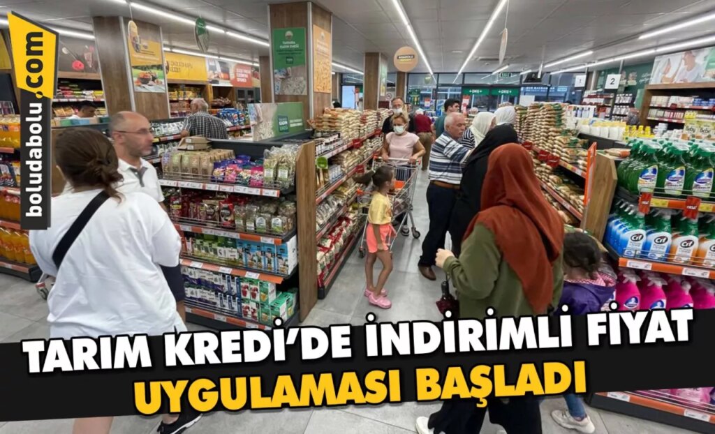 TARIM KREDİ MARKETLERİNDE İNDİRİM HAREKETLİLİĞİ TARIM KREDİ MARKETLERİNDE İNDİRİM HAREKETLİLİĞİ