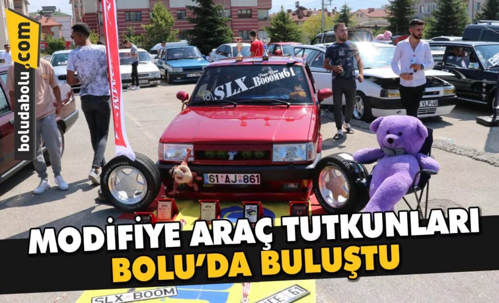 Modifiye araç tutkunları Bolu’da buluştu Modifiye araç tutkunları Bolu’da buluştu