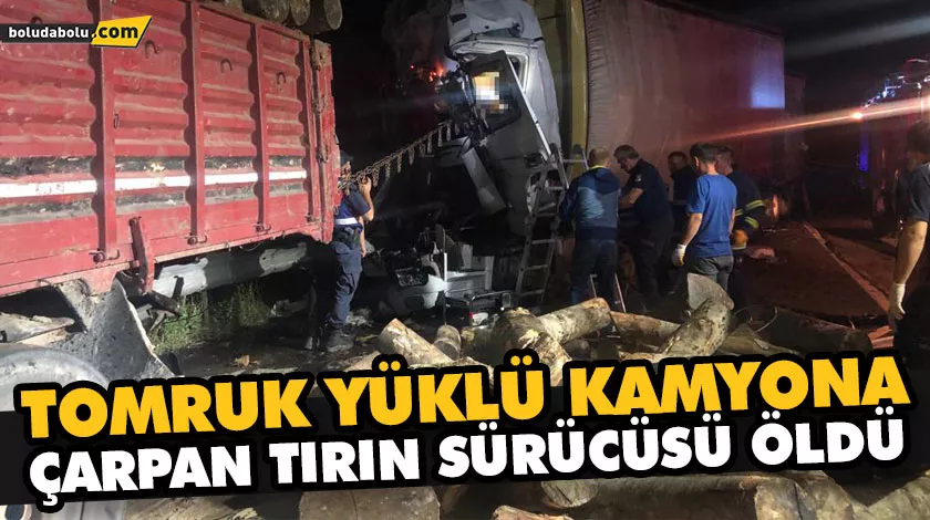 KAMYONA ÇARPAN TIRIN SÜRÜCÜSÜ ÖLDÜ, 1 KİŞİ YARALANDI KAMYONA ÇARPAN TIRIN SÜRÜCÜSÜ ÖLDÜ, 1 KİŞİ YARALANDI