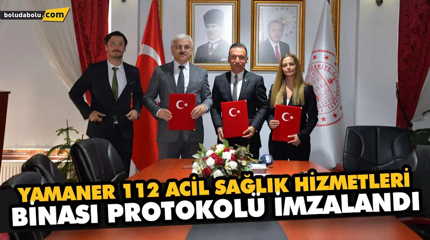 YAMANER 112 ACİL SAĞLIK HİZMETLERİ BİNASI PROTOKOLÜ İMZALANDI YAMANER 112 ACİL SAĞLIK HİZMETLERİ BİNASI PROTOKOLÜ İMZALANDI