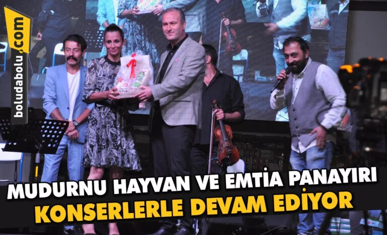 Mudurnu Hayvan ve Emtia Panayırı, konserlerle devam ediyor