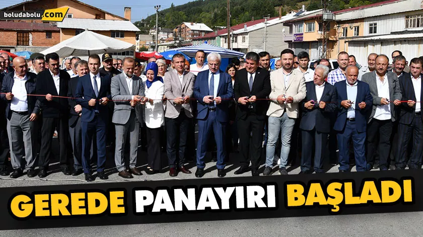 “GEREDE HAYVAN VE EMTİA PANAYIRI” BAŞLADI “GEREDE HAYVAN VE EMTİA PANAYIRI” BAŞLADI