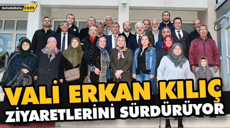 VALİ KILIÇ, VATANDAŞLARLA BULUŞMAYA DEVAM EDİYOR