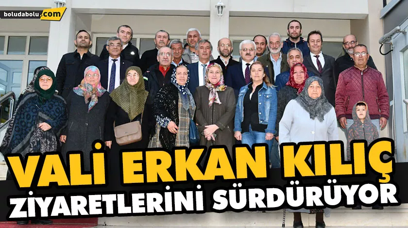 VALİ KILIÇ, VATANDAŞLARLA BULUŞMAYA DEVAM EDİYOR VALİ KILIÇ, VATANDAŞLARLA BULUŞMAYA DEVAM EDİYOR