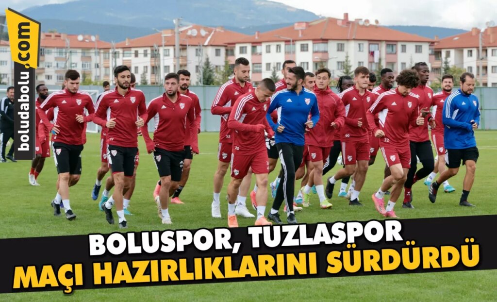 Boluspor, Tuzlaspor maçı hazırlıklarını sürdürdü Boluspor, Tuzlaspor maçı hazırlıklarını sürdürdü