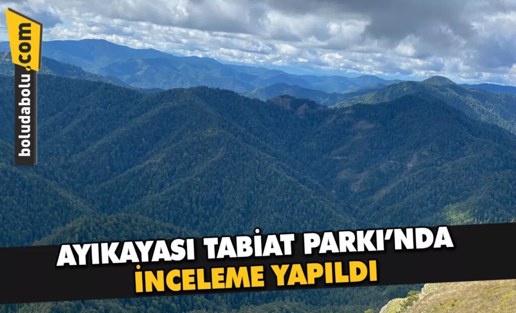 Ayıkayası Tabiat Parkı’nda inceleme yapıldı Ayıkayası Tabiat Parkı’nda inceleme yapıldı