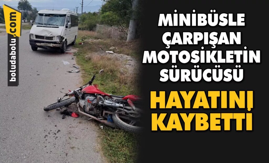 Düzce’de minibüsle çarpışan motosikletin sürücüsü hayatını kaybetti Düzce’de minibüsle çarpışan motosikletin sürücüsü hayatını kaybetti