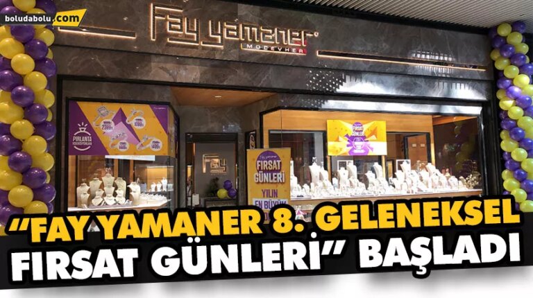 “FAY YAMANER 8. GELENEKSEL FIRSAT GÜNLERİ” BAŞLADI
