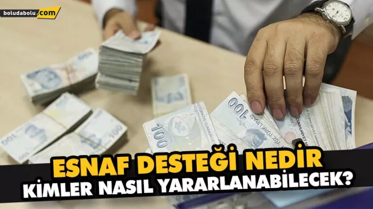 ESNAF DESTEĞİ NEDİR KİMLER NASIL YARARLANABİLECEK?