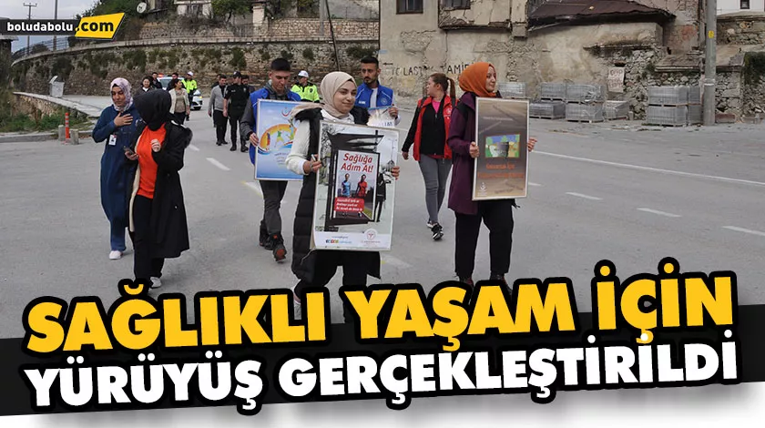 SAĞLIKLI YAŞAM İÇİN YÜRÜYÜŞ GERÇEKLEŞTİRİLDİ SAĞLIKLI YAŞAM İÇİN YÜRÜYÜŞ GERÇEKLEŞTİRİLDİ