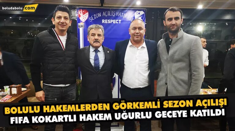 BOLULU HAKEMLERDEN GÖRKEMLİ SEZON AÇILIŞI