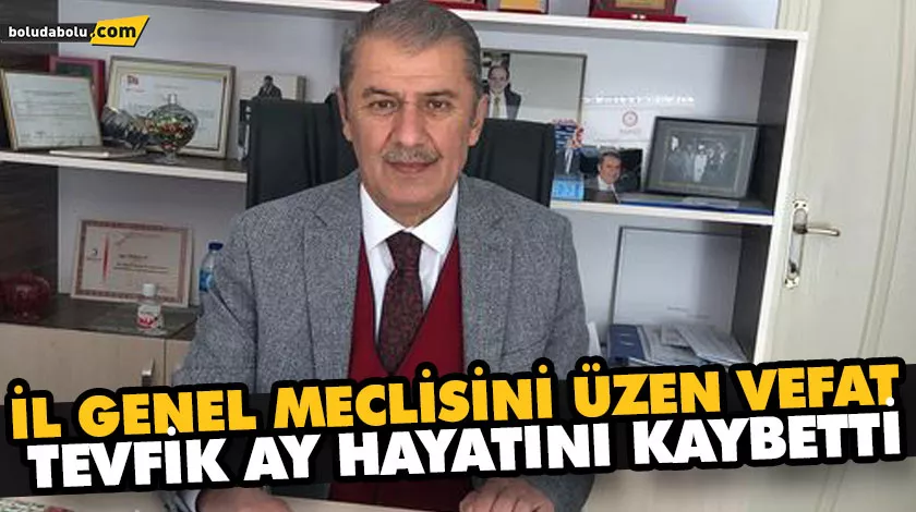 TEVFİK AY HAYATINI KAYBETTİ TEVFİK AY HAYATINI KAYBETTİ