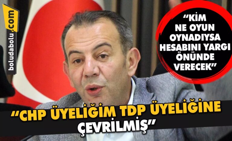 Tanju Özcan: CHP üyeliğim TDP üyeliğine çevrilmiş