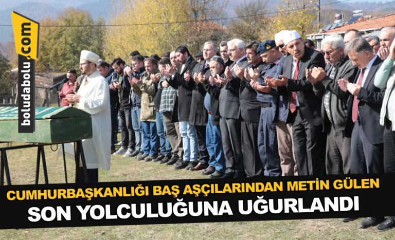 Cumhurbaşkanlığı baş aşçılarından Metin Gülen son yolculuğuna uğurlandı
