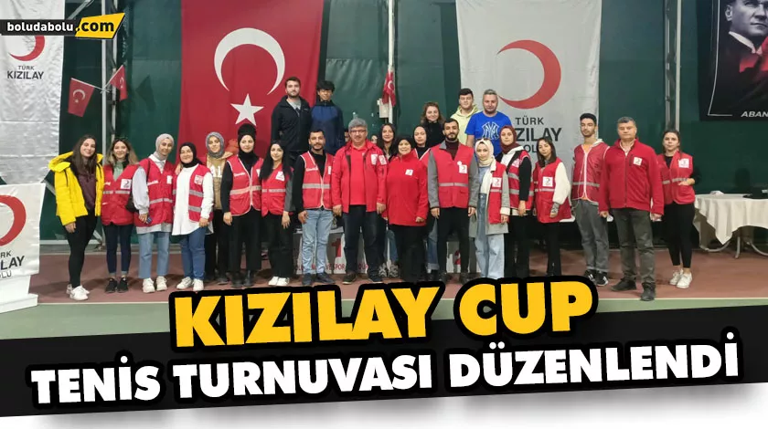 KIZILAY CUP TENİS TURNUVASI DÜZENLENDİ