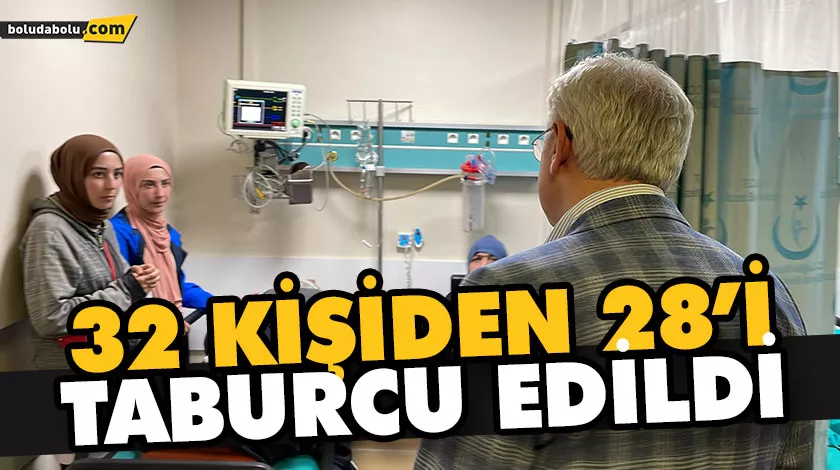 32 KİŞİDEN 28’İ TABURCU EDİLDİ 32 KİŞİDEN 28’İ TABURCU EDİLDİ