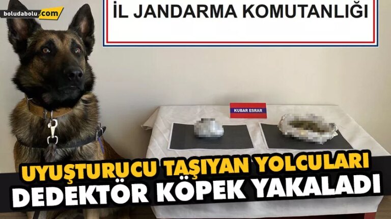 YOLCU OTOBÜSÜNE UYUŞTURUCU OPERASYONU