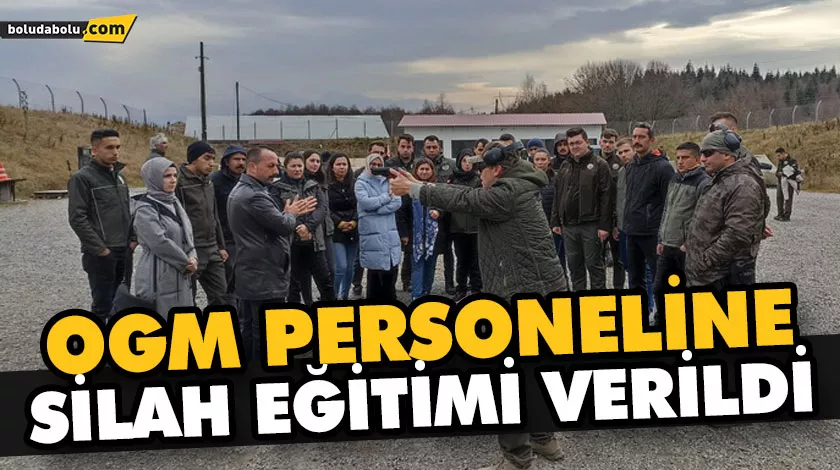 OGM PERSONELİNE SİLAH EĞİTİMİ VERİLDİ OGM PERSONELİNE SİLAH EĞİTİMİ VERİLDİ
