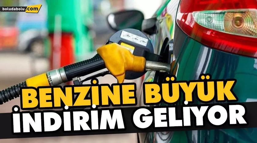 BENZİNE BÜYÜK İNDİRİM GELİYOR BENZİNE BÜYÜK İNDİRİM GELİYOR