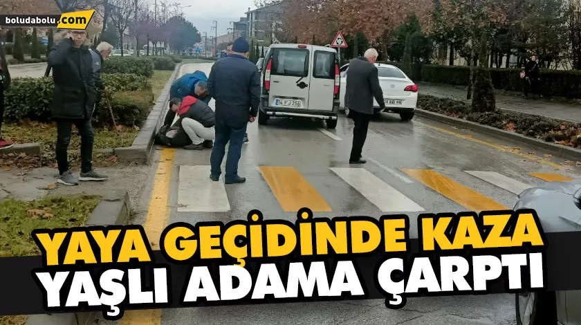 YAYA GEÇİDİNDE KAZA YAYA GEÇİDİNDE KAZA