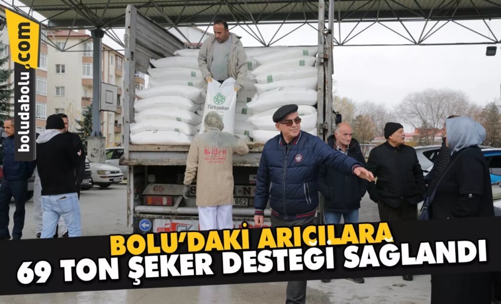 Bolu’daki arıcılara 69 ton şeker desteği sağlandı Bolu’daki arıcılara 69 ton şeker desteği sağlandı
