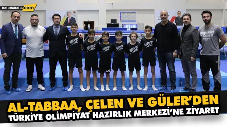 AL-TABBAA, ÇELEN VE GÜLER’DEN TÜRKİYE OLİMPİYAT HAZIRLIK MERKEZİ’NE ZİYARET
