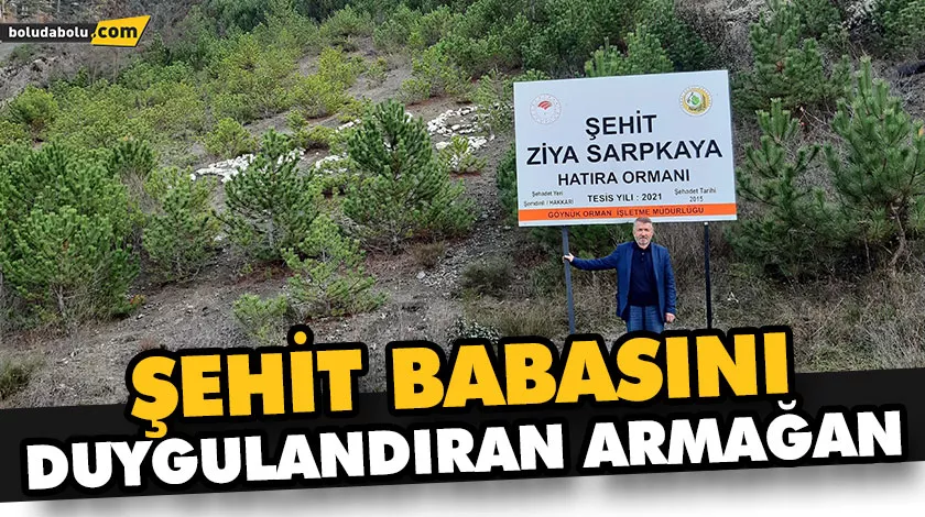 ŞEHİT BABASINI DUYGULANDIRAN ARMAĞAN ŞEHİT BABASINI DUYGULANDIRAN ARMAĞAN