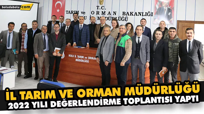 BOLU TARIMINDA DEĞERLENDİRME VE PLANLAMA TOPLANTISI YAPILDI BOLU TARIMINDA DEĞERLENDİRME VE PLANLAMA TOPLANTISI YAPILDI