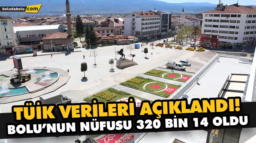 BOLU NÜFUSUNUN ORTANCA YAŞI YÜKSELDİ BOLU NÜFUSUNUN ORTANCA YAŞI YÜKSELDİ