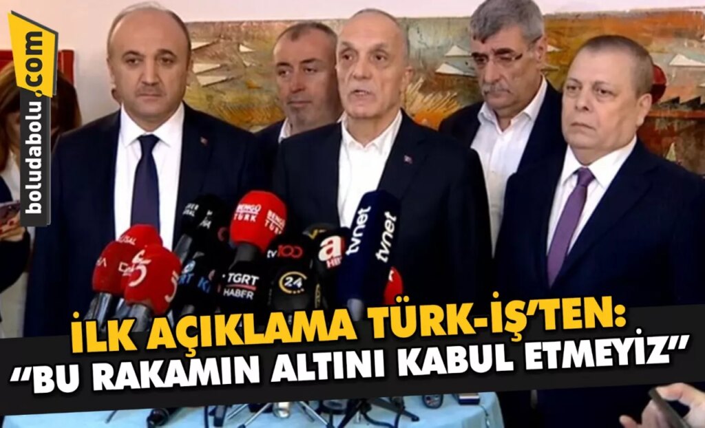 Asgari ücret toplantısı sona erdi! İlk açıklama Türk-İş’ten: Bizim teklifimiz 9 bin TL Asgari ücret toplantısı sona erdi! İlk açıklama Türk-İş’ten: Bizim teklifimiz 9 bin TL