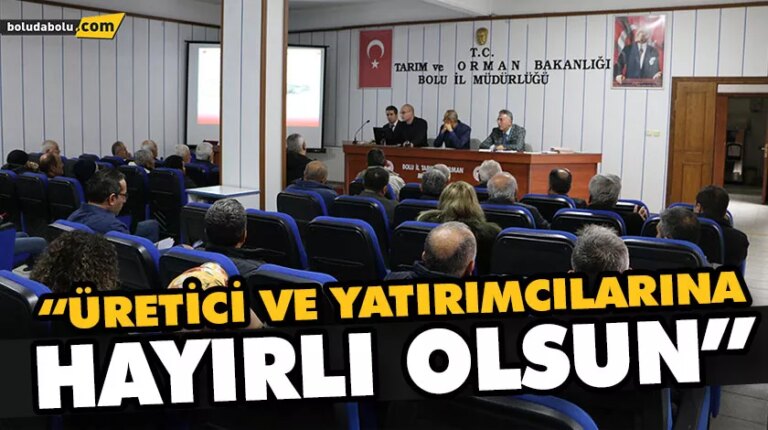 “ÜRETİCİ VE YATIRIMCILARINA HAYIRLI OLSUN”