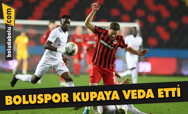 BOLUSPOR KUPAYA VEDA ETTİ