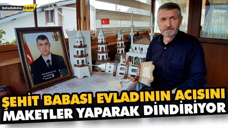 “OĞLUMUN RESMİNE BAKARAK SANKİ HEP YANINDAYMIŞ GİBİ ÇALIŞIYORUM”