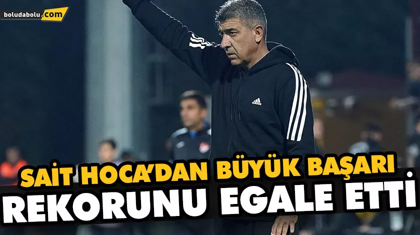SAİT HOCA’DAN BÜYÜK BAŞARI REKORUNU EGALE ETTİ SAİT HOCA’DAN BÜYÜK BAŞARI REKORUNU EGALE ETTİ