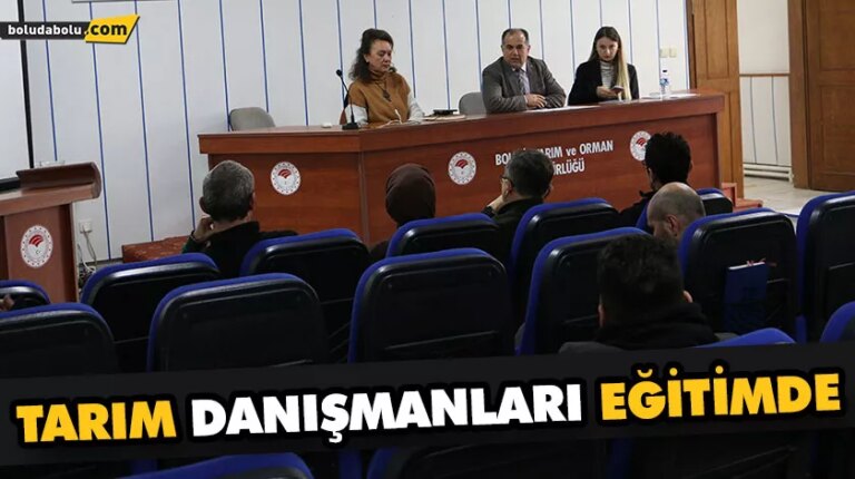 TARIM DANIŞMANLARI EĞİTİMDE