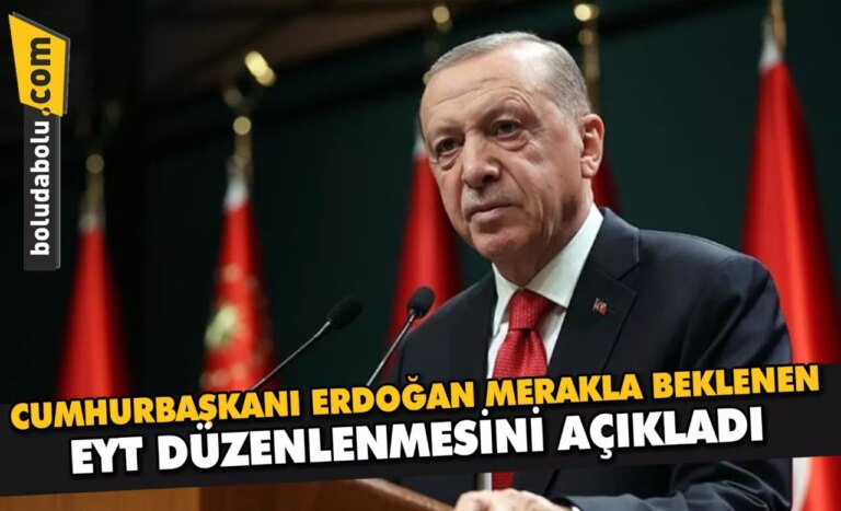 Cumhurbaşkanı Erdoğan, milyonların heyecanla beklediği düzenlemeyi açıkladı: EYT’de yaş şartı olmayacak