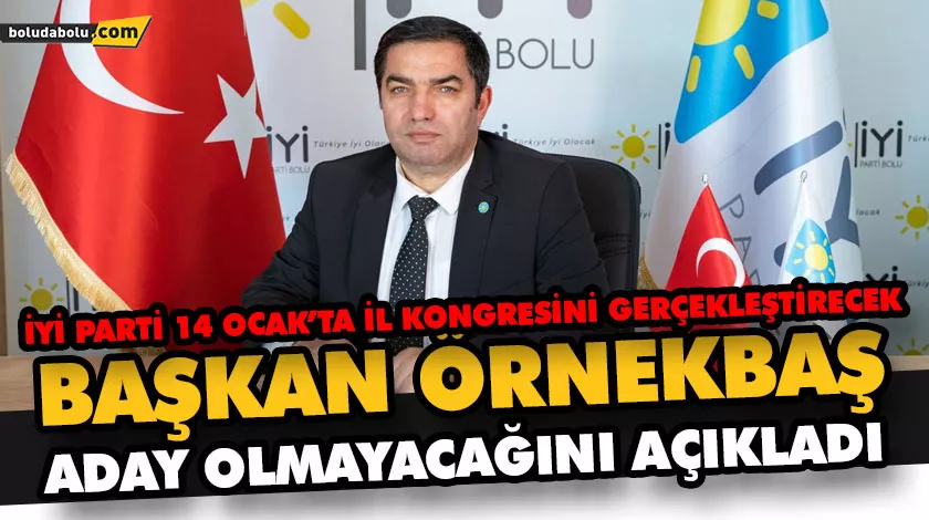 İYİ PARTİ 14 OCAK’TA İL KONGRESİNİ GERÇEKLEŞTİRECEK İYİ PARTİ 14 OCAK’TA İL KONGRESİNİ GERÇEKLEŞTİRECEK
