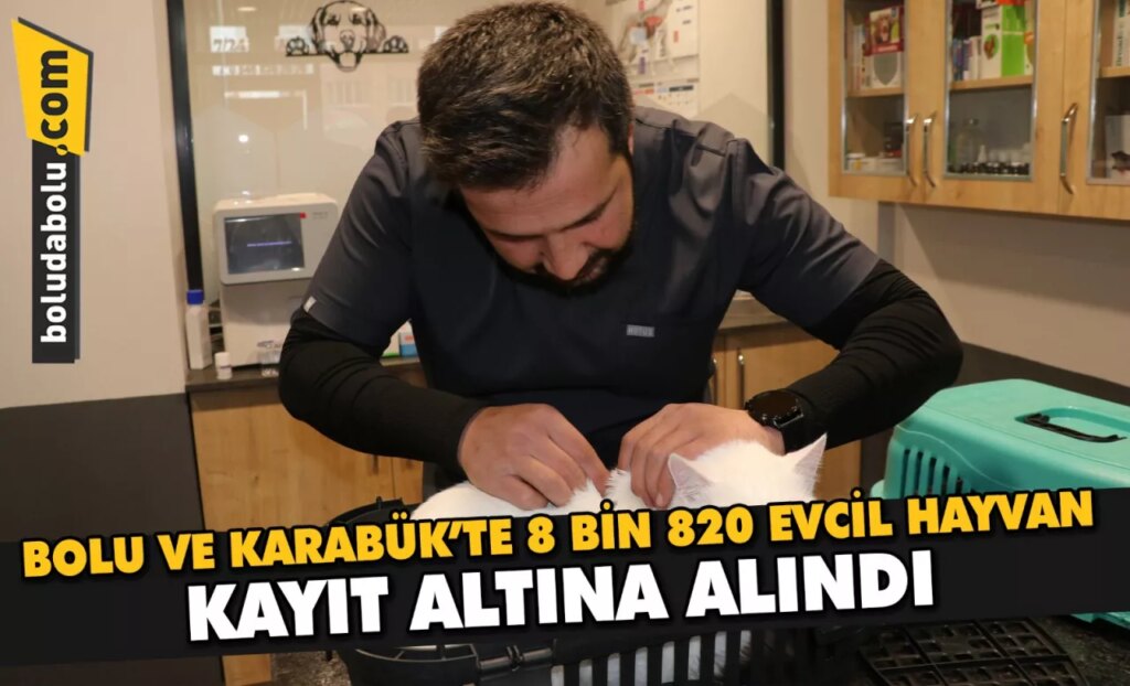 Bolu’da ve Karabük’te 8 bin 820 evcil hayvan kayıt altına alındı Bolu’da ve Karabük’te 8 bin 820 evcil hayvan kayıt altına alındı