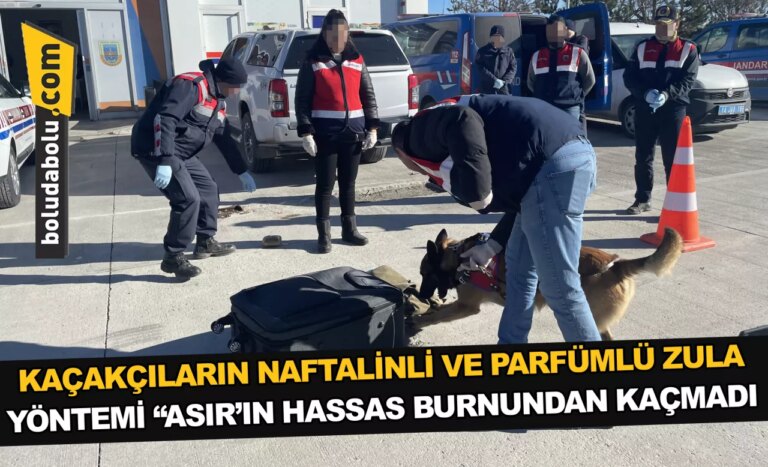 Kaçakçıların naftalinli ve parfümlü zula yöntemi “Asır’ın hassas burnundan kaçmadı