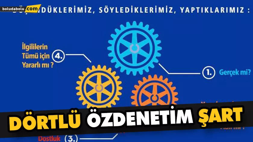 DÖRTLÜ ÖZDENETİM ŞART DÖRTLÜ ÖZDENETİM ŞART