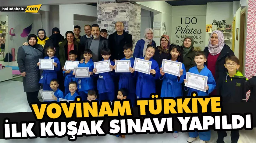 VOVİNAM TÜRKİYE İLK KUŞAK SINAVI YAPILDI VOVİNAM TÜRKİYE İLK KUŞAK SINAVI YAPILDI
