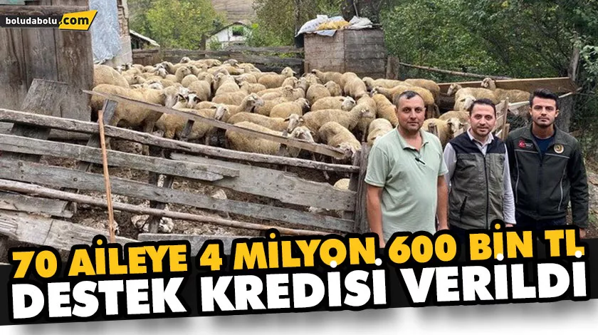70 AİLEYE 4 MİLYON 600 BİN TL DESTEK KREDİSİ VERİLDİ 70 AİLEYE 4 MİLYON 600 BİN TL DESTEK KREDİSİ VERİLDİ