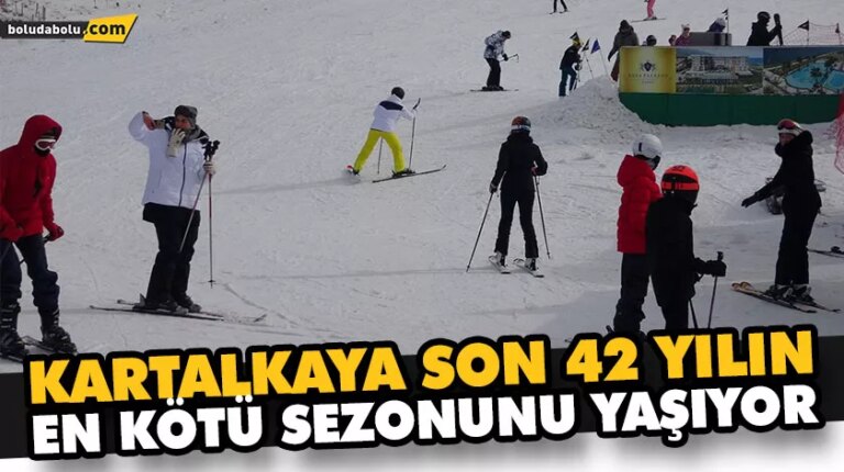 KARTALKAYA SON 42 YILIN EN KÖTÜ SEZONUNU YAŞIYOR